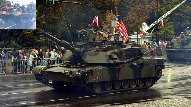 Amerykańskie czołgi pierwszy raz na defiladzie 